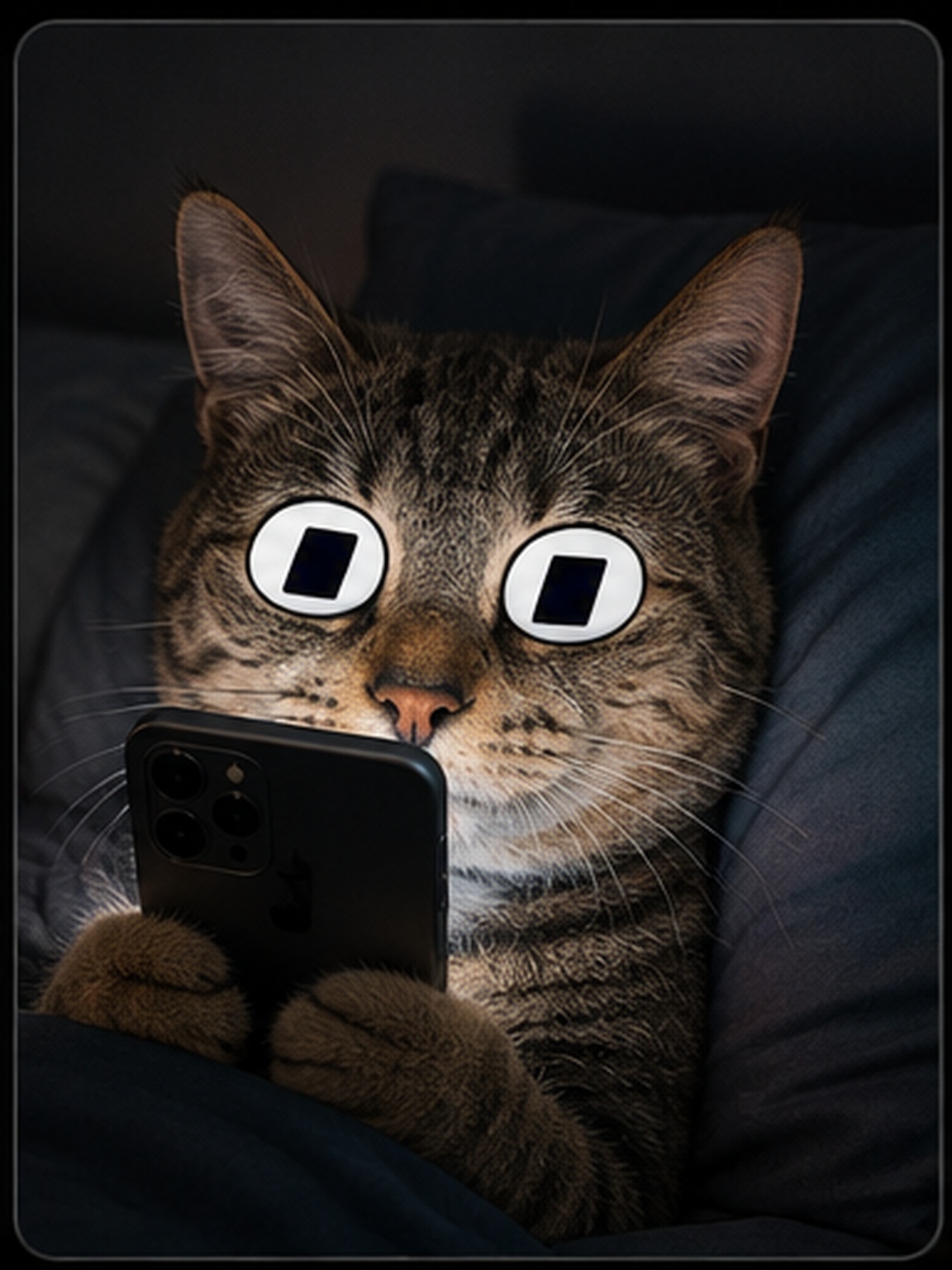 FOMOCATE phone at night